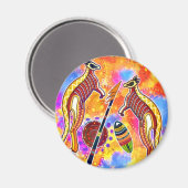 Kangoeroesmagneet Magneet (Voorkant / Achterkant)