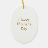 Kangourou du jour de mère et ornement heureux de (Dos)