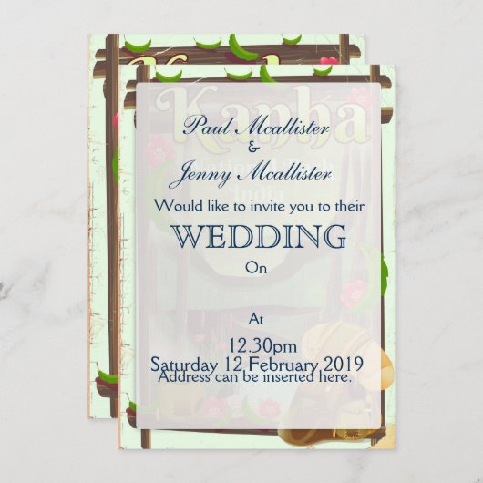 Kanha National Park India Kaart (Voorkant / Achterkant)