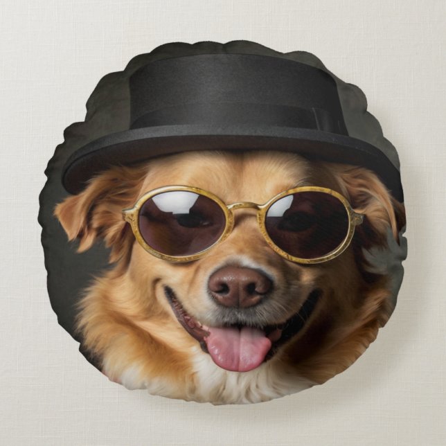 Kaniche Rond Kussen (Voorkant)