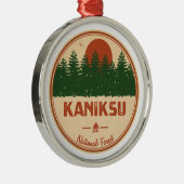 Kaniksu National Forest Metalen Ornament (Rechts)