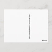 Kaninchen, konijn briefkaart (Achterkant)