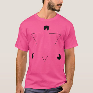 Kanizsa Driehoek Optische Illusie T-shirt