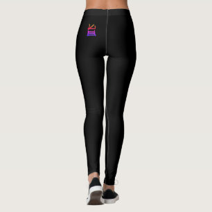 Kanji Délicieux leggings noirs