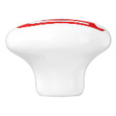 Kanji Delicious Red-keramische knop (Zijkant)