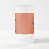 Kanji for Love with Two Butterflies Matglas Bierpul (Center)