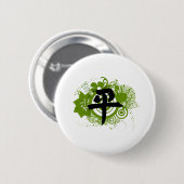 Kanji for Peace Ronde Button 5,7 Cm (Voorkant /achterkant)