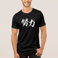 kanji - inspanning, inspanning -