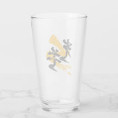 Kanji Kobo/Light Beam Japanese Calligraphy Glas (Achterkant)