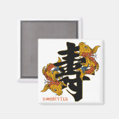 Kanji Koi Fish Longevity Magneet (Voorkant / Achterkant)