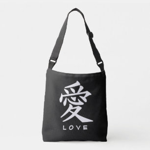 Kanji Love aangepaste tassen