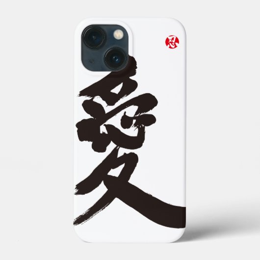 [Kanji] Love Case-Mate iPhone Case (Achterkant)