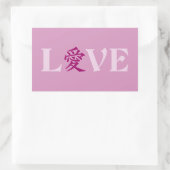 Kanji Love stickers (Sac)