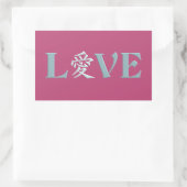 Kanji Love stickers (Sac)