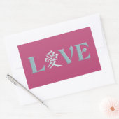 Kanji Love stickers (Enveloppe)