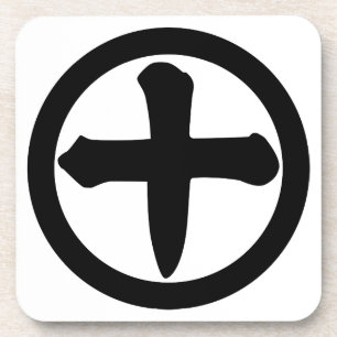 Kanji numeral ten in cirkel drankjes onderzetter