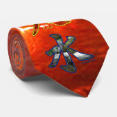 Kanji : Quatre éléments - cravate (Roulé)