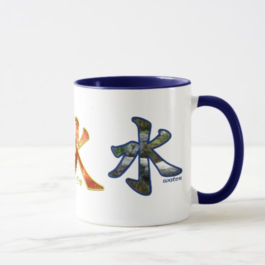 Kanji : Quatre éléments - tasse #4 (Droite)