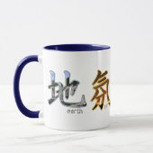 Kanji : Quatre éléments - tasse #4 (Gauche)
