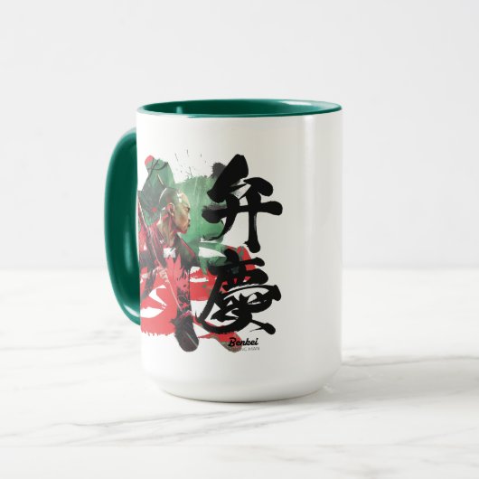Kanji Samurai Benkei Mug (Devant gauche)