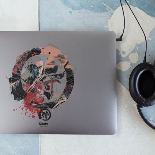Kanji Samurai Ronin Sticker