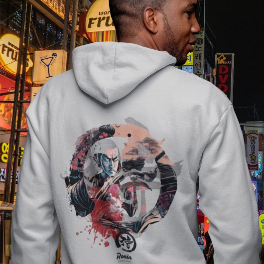 Kanji Samurai Ronin Sweat - shirt à capuche