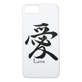 Kanji Symbol LOVE Japanse Chinese kalligrafie iPhone 8/7 Hoesje