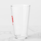Kanji Treat rode glazen tumbler (Links)