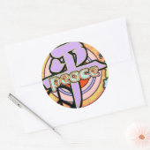 Kanji voor vrede Sticker (Envelop)
