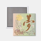 Kanji "Yume" (Rêve) Magnet Carré (Recto/Verso)
