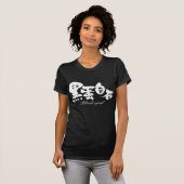 [Kanji] Zwart opal T-shirt (Voorkant volledig)