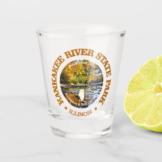 Kankakee River SP Shot Glas (Voorkant)