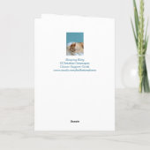 Kanker Aanmoediging Brave Kat Get Well Kaart (Achterkant)