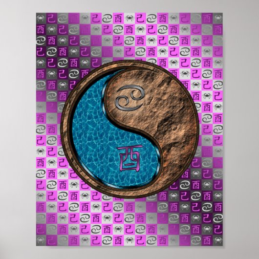 Kanker & Aarde Haan Poster (Voorkant)