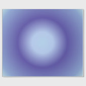 Kanker Aura, Kanker Zodiak, Blauwe Aura Gradient Cadeaupapier (Vlak)