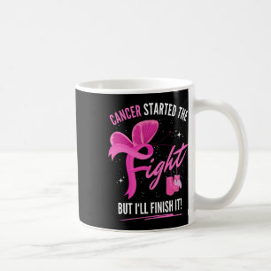 Kanker begon het gevecht, maar ik zal het beëindig koffiemok