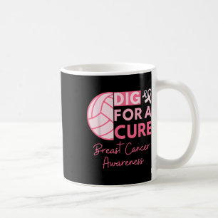 Kanker Bewustzijn Graaf voor een Cure Volleybal Pi Koffiemok