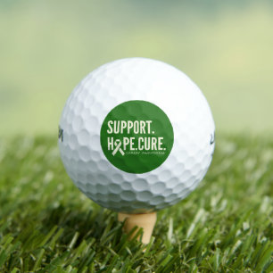 kanker bewustzijn steun hoop genezen Golf Balls Golfballen