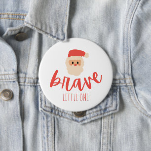kanker bij kinderen dappere Kerstman Ronde Button 4,0 Cm