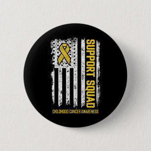 Kanker bij Kinderen Steun Team Kanker bij Kinderen Ronde Button 5,7 Cm