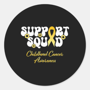 Kanker bij Kinderen Steun Team Kanker bij Kinderen Ronde Sticker