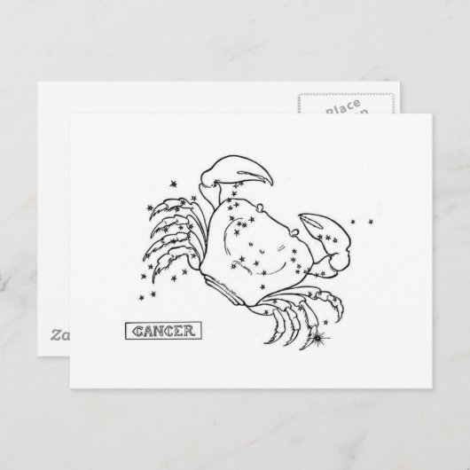 Kanker Briefkaart (Voorkant / Achterkant)