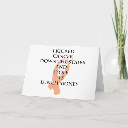 Kanker Bully (Peach Ribbon) Kaart (Voorkant)