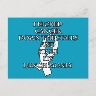 Kanker Bully (White Ribbon) Briefkaart