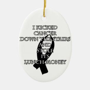 Kanker Bully (zwart lint) Keramisch Ornament