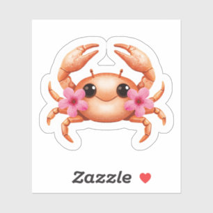 Kanker Celestiaal Dierenriem Sticker - Roze Krab K