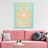 Kanker Celestial Zodiac Pastel Dreams Wall Arts Canvas Afdruk (Insitu (Woonkamer))