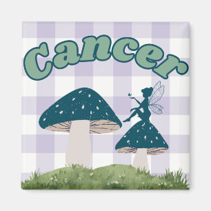 Kanker Cottagecore Esthetische Fairy Mushroom Art Magneet