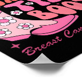 Kanker De Boot Borstkanker Awareness Poster (Hoek)