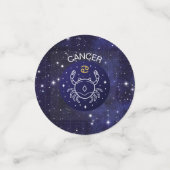 Kanker de Krab Zodiac Design Table Confetti (Kleine voorkant)